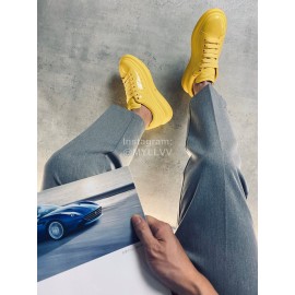 Alexander Mcqueen Fashion Simple Yellow Casual Shoes For Men And Women