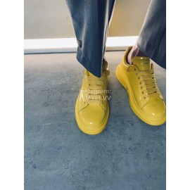 Alexander Mcqueen Fashion Simple Yellow Casual Shoes For Men And Women