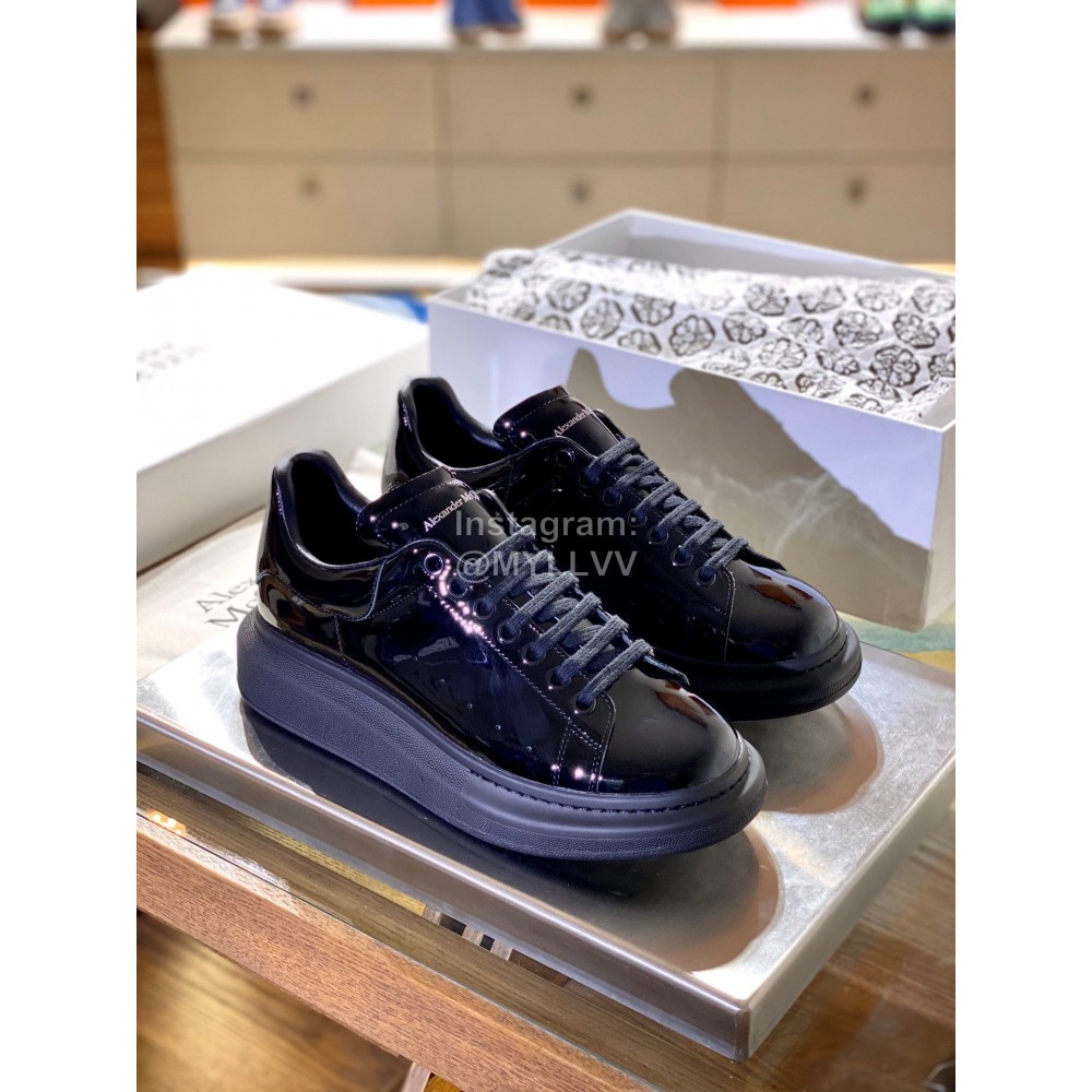 Alexander Mcqueen Fashion Simple Casual Shoes For Men And Women Black