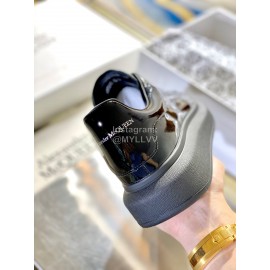 Alexander Mcqueen Fashion Simple Casual Shoes For Men And Women Black