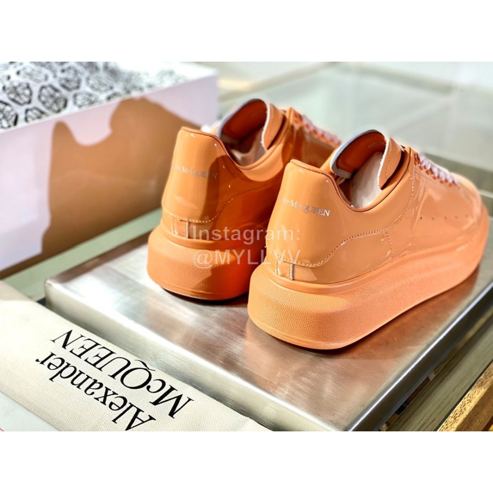 Alexander Mcqueen Fashion Simple Casual Shoes For Men And Women Orange