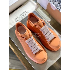 Alexander Mcqueen Fashion Simple Casual Shoes For Men And Women Orange