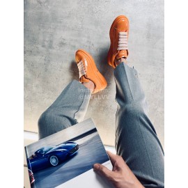Alexander Mcqueen Fashion Simple Casual Shoes For Men And Women Orange