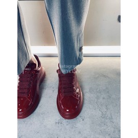 Alexander Mcqueen Fashion Simple Casual Shoes For Men And Women Red