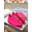 Alexander Mcqueen Fashion Simple Rose Red Casual Shoes For Men And Women