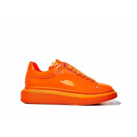Alexander Mcqueen Fashion Simple Orange Casual Shoes For Men And Women
