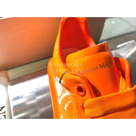 Alexander Mcqueen Fashion Simple Orange Casual Shoes For Men And Women