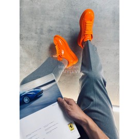 Alexander Mcqueen Fashion Simple Orange Casual Shoes For Men And Women