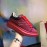 Alexander Mcqueen New Leather Woven Thick Soles Sneakers For Men And Women Red