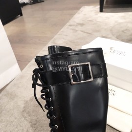 Alexander Mcqueen Autumn Winter New Black Thick Soled Fashion Boots For Women