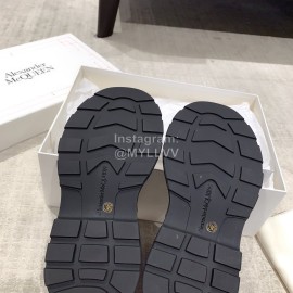 Alexander Mcqueen Autumn Winter New Thick Soled Short Boots For Women Black