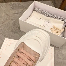 Alexander Mcqueen Autumn Winter New Wool Casual Shoes For Women Coffee