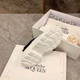 Alexander Mcqueen Autumn Winter New Wool Casual Shoes For Women Black