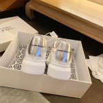 Alexander Mcqueen Fashion Thick Soled Casual Shoes Silver