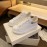 Alexander Mcqueen Fashion Thick Soled Casual Shoes Silver