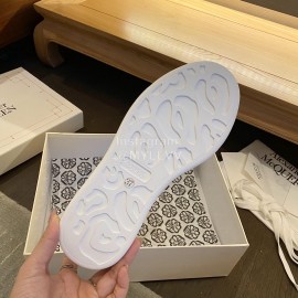 Alexander Mcqueen Fashion Thick Soled Casual Shoes White