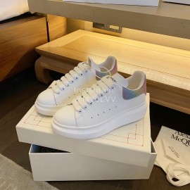 Alexander Mcqueen Fashion Leather Thick Soled Casual Shoes