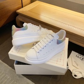 Alexander Mcqueen Fashion Leather Thick Soled Casual Shoes