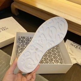 Alexander Mcqueen Fashion Leather Thick Soled Casual Shoes