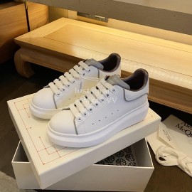 Alexander Mcqueen New Leather Thick Soled Casual Shoes