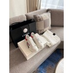 Alexander Mcqueen New Silk Leather Flower Printed Casual Shoes For Men And Women