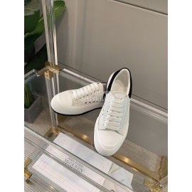 Alexandermcqueen Classic Canvas Shoes With Thick Soles For Men And Women Black