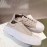Alexandermcqueen Fashion Thick Soled Lace Up Casual Shoes For Men And Women Beige