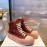 Alexandermcqueen Fashion Lace Up High Top Casual Shoes For Men And Women Brown