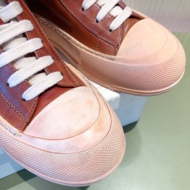 Alexandermcqueen Fashion Lace Up High Top Casual Shoes For Men And Women Brown