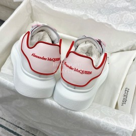 Alexandermcqueen Silk Cowhide Casual Sneakers For Men And Women