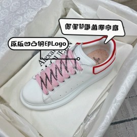 Alexandermcqueen Silk Cowhide Casual Sneakers For Men And Women