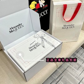 Alexandermcqueen Silk Cowhide Casual Sneakers For Men And Women