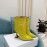 Amina Muaddi Cowhide Diamond High Heeled Boots For Women Yellow
