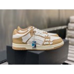 Amiri Runway Skel Top For Men And Women Khaki