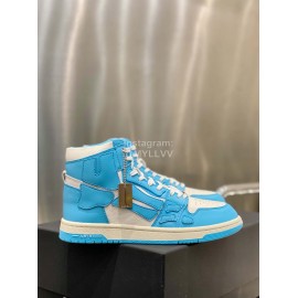 Amiri Runway Skel Top Sky Blue For Men And Women 