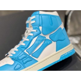 Amiri Runway Skel Top Sky Blue For Men And Women 