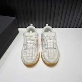 Amiri Leather Mesh Lightweight Sneakers For Men White
