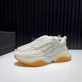 Amiri Leather Mesh Lightweight Sneakers For Men White