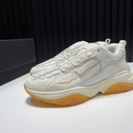 Amiri Leather Mesh Lightweight Sneakers For Men White