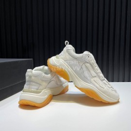 Amiri Leather Mesh Lightweight Sneakers For Men White