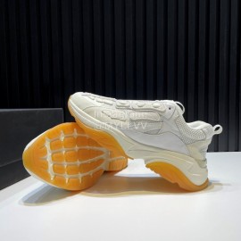 Amiri Leather Mesh Lightweight Sneakers For Men White