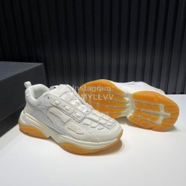 Amiri Leather Mesh Lightweight Sneakers For Men White