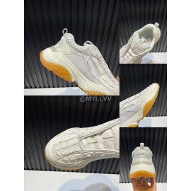 Amiri Leather Mesh Lightweight Sneakers For Men White