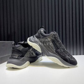 Amiri Leather Mesh Lightweight Sneakers For Men Black