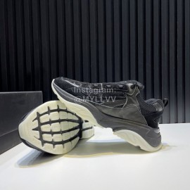 Amiri Leather Mesh Lightweight Sneakers For Men Black