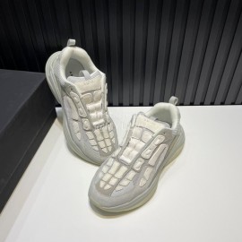 Amiri Leather Mesh Lightweight Sneakers For Men Gray