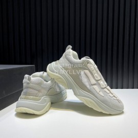 Amiri Leather Mesh Lightweight Sneakers For Men Gray