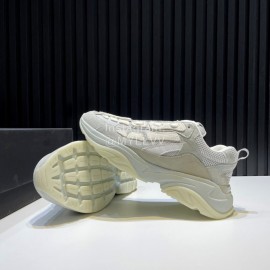 Amiri Leather Mesh Lightweight Sneakers For Men Gray