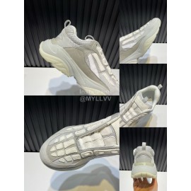 Amiri Leather Mesh Lightweight Sneakers For Men Gray