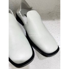 Ann Demeulemeester Fashion Soft Calf Leather Shoes For Women White